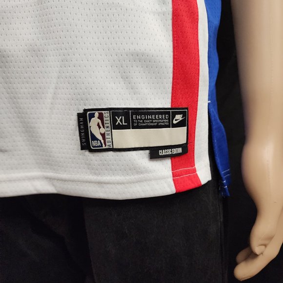 Brooklyn Nets Ben Simmons Nike White Swingman Jersey Classic Edition Sz XL - Picture 6 of 10